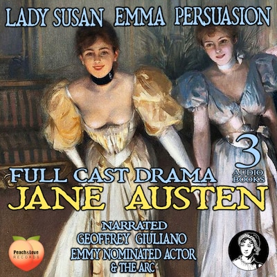 Lady Susan Emma Persuasion – omslag til lydbogen af Jane Austen