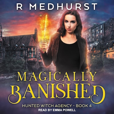 Magically Banished – omslag til lydbogen af Rachel Medhurst
