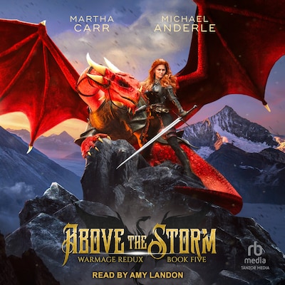 Above the Storm – omslag til lydbogen af Martha Carr, Michael Anderle
