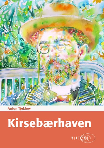 Kirsebærhaven – omslag til lydbogen af Anton Tjekhov