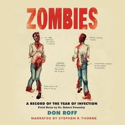 Zombies – omslag til lydbogen af Don Roff