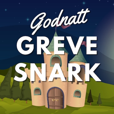 Godnatt greve snark – omslag till ljudboken av Anders Björk
