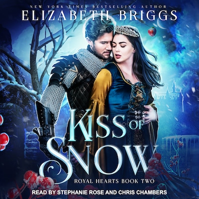 Kiss Of Snow – omslag til lydbogen af Elizabeth Briggs