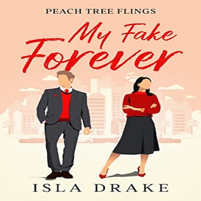 My Fake Forever – omslag til lydbogen af Isla Drake