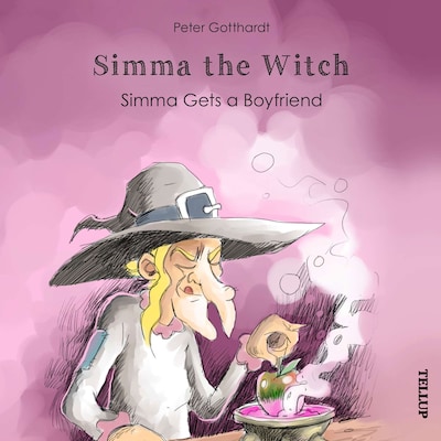 Simma the Witch #2: Simma Gets a Boyfriend – omslag til lydbogen af Peter Gotthardt