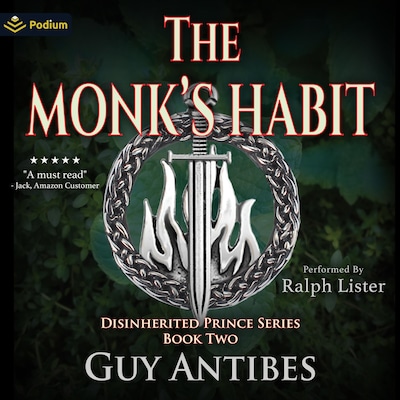 The Monk's Habit – omslag til lydbogen af Guy Antibes