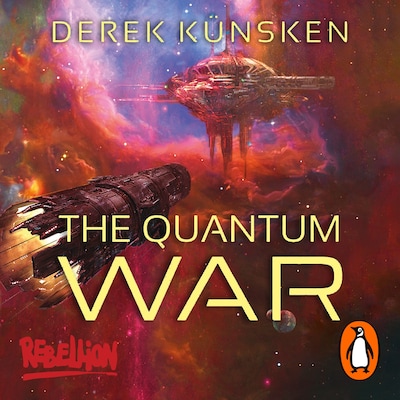 The Quantum War – omslag til lydbogen af Derek Kunsken