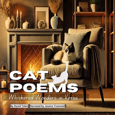 Cat Poems: Whiskered Wonders in Verse – omslag til lydbogen af David Tobin