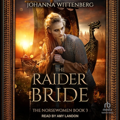 The Raider Bride – omslag til lydbogen af Johanna Wittenberg