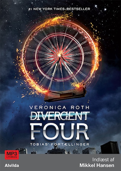 Divergent Four - Tobias' fortællinger – omslag til lydbogen af Veronica Roth