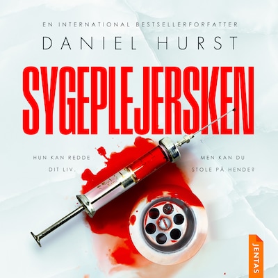 Sygeplejersken – omslag til lydbogen af Daniel Hurst