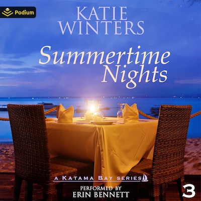 Summertime Nights – omslag til lydbogen af Katie Winters