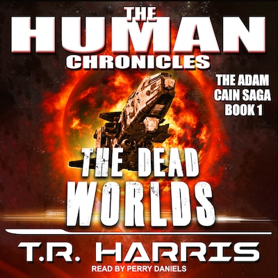 The Dead Worlds – omslag til lydbogen af T.R. Harris