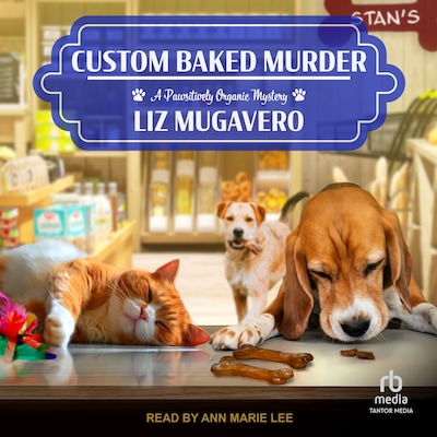 Custom Baked Murder – omslag til lydbogen af Liz Mugavero