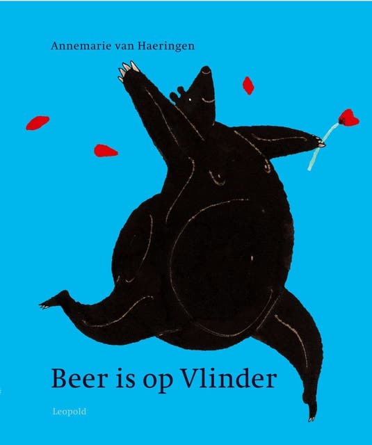 Beer is op Vlinder – omslag van het luisterboek van Annemarie van Haeringen