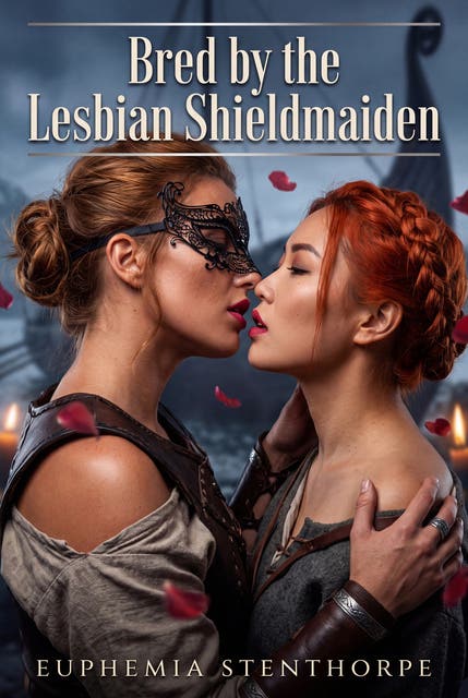 Bred by the Lesbian Shieldmaiden: An Erotic Lesbian Norse Breeding Romance – omslag til lydbogen af Euphemia Stenthorpe