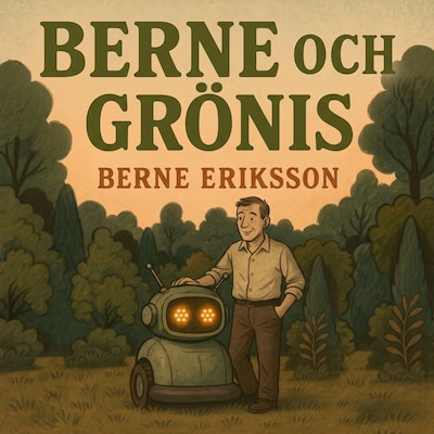 Berne och Grönis – omslag till ljudboken av Berne Eriksson