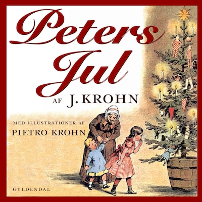 Peters jul – omslag til lydbogen af J. Krohn