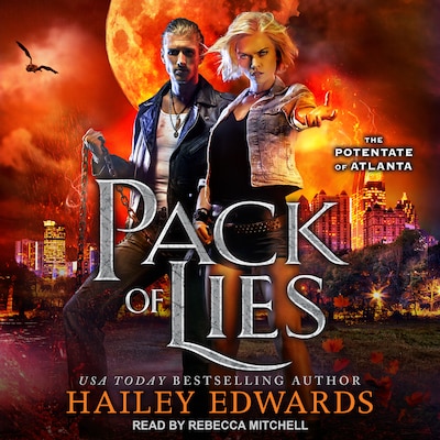 Pack of Lies – omslag til lydbogen af Hailey Edwards
