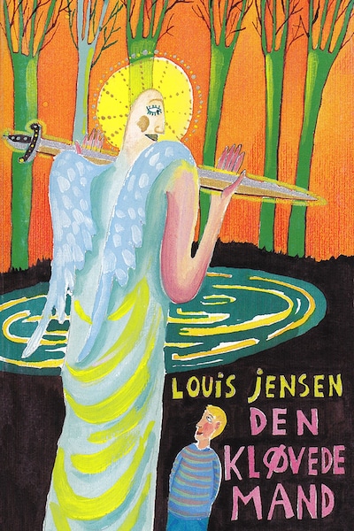 Den kløvede mand – omslag til lydbogen af Louis Jensen