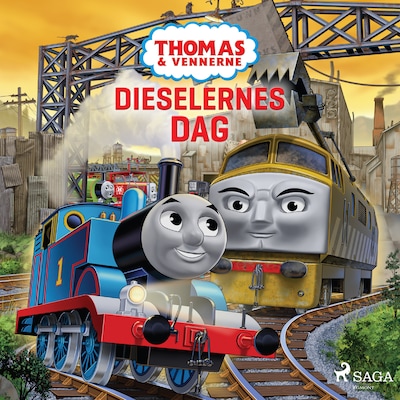 Thomas og vennerne - Dieselernes dag – omslag til lydbogen af Mattel
