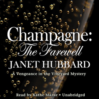 Champagne – omslag til lydbogen af Janet Hubbard