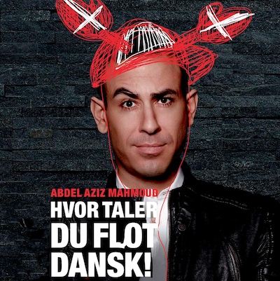 Hvor taler du flot dansk! – omslag til lydbogen af Abdel Aziz Mahmoud