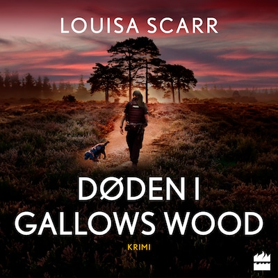 Døden i Gallows Wood – omslag til lydbogen af Louisa Scarr