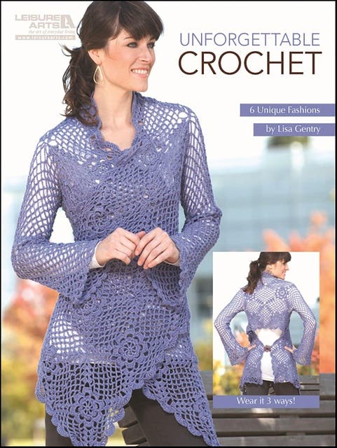 Unforgettable Crochet – omslag til lydbogen af Lisa Gentry