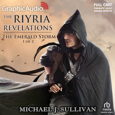 The Emerald Storm (1 of 2) [Dramatized Adaptation] – omslag til lydbogen af Michael J. Sullivan