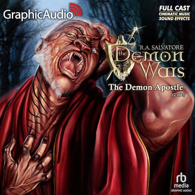The Demon Apostle (2 of 3) [Dramatized Adaptation] – omslag til lydbogen af R.A. Salvatore