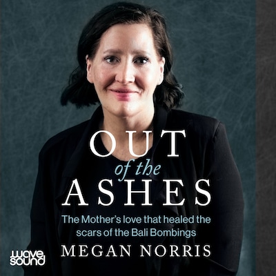 Out of the Ashes – omslag til lydbogen af Megan Norris