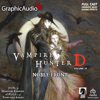 Noble Front [Dramatized Adaptation] – omslag til lydbogen af Hideyuki Kikuchi, Yoshitaka Amano