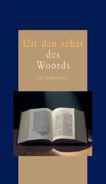 Uit den Schat des Woords: 61e jaargang – omslag van het luisterboek