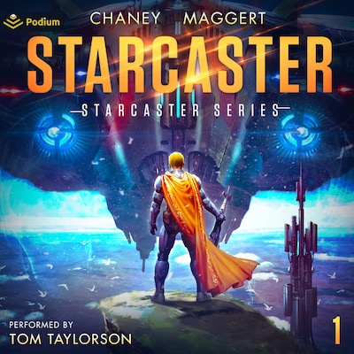 Starcaster – omslag til lydbogen af J.N. Chaney, Terry Maggert