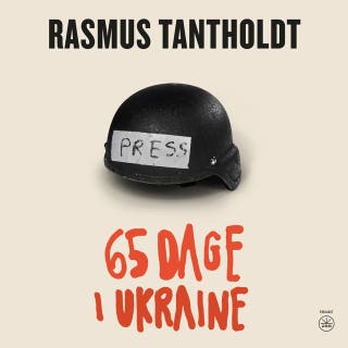 65 DAGE I UKRAINE – omslag til lydbogen af Rasmus Tantholdt