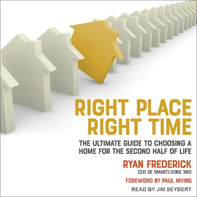 Right Place, Right Time – omslag til lydbogen af Ryan Frederick