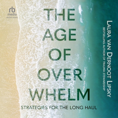 The Age of Overwhelm – omslag til lydbogen af Laura van Dernoot Lipsky