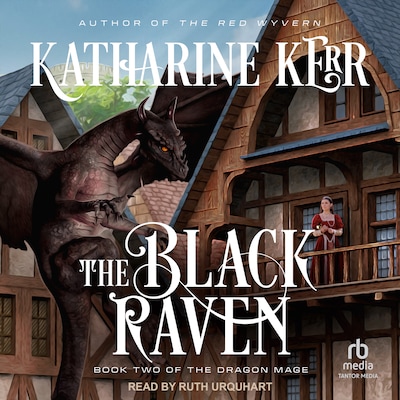 The Black Raven – omslag til lydbogen af Katharine Kerr