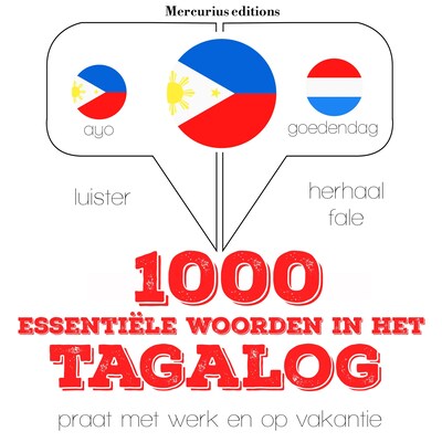 1000 essentiële woorden in het Tagalog – omslag van het luisterboek van JM Gardner