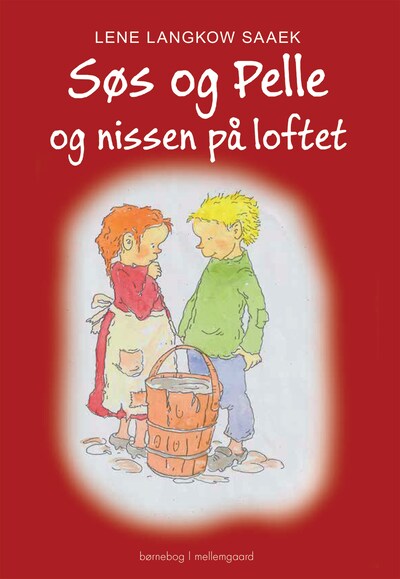 Søs og Pelle og nissen på loftet – omslag til lydbogen af Lene Langkow Saaek