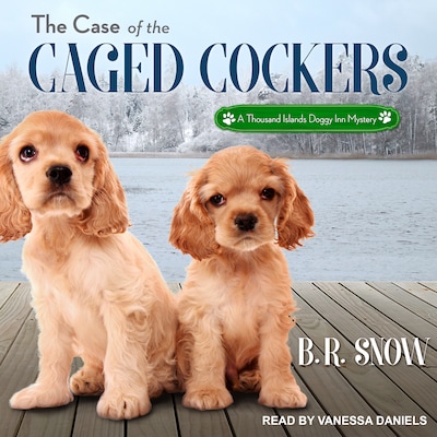 The Case of the Caged Cockers – omslag til lydbogen af B.R. Snow