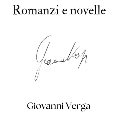 Romanzi e novelle – omslag til lydbogen af Giovanni Verga