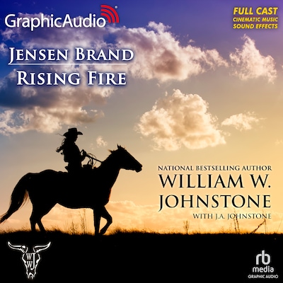 Rising Fire [Dramatized Adaptation] – omslag til lydbogen af William W. Johnstone, J.A. Johnstone