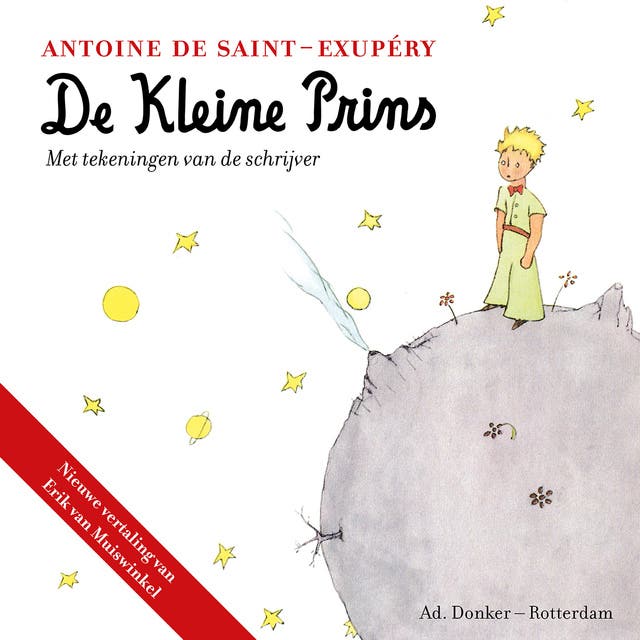 De kleine prins – omslag van het luisterboek van Antoine de Saint-Exupéry