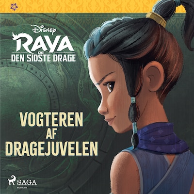Raya og den sidste drage - Vogteren af Dragejuvelen – omslag til lydbogen af Disney