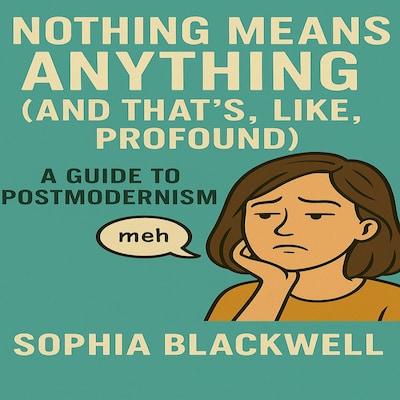 Nothing Means Anything (And That's, Like, Profound) – omslag til lydbogen af Sophia Blackwell