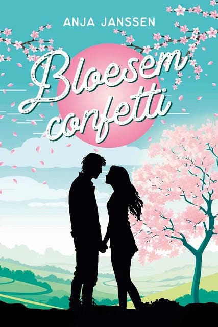 Bloesemconfetti – omslag van het luisterboek van Anja Janssen