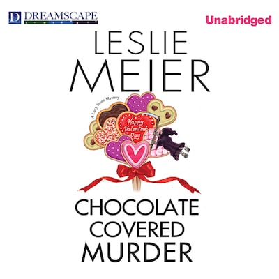 Chocolate Covered Murder – omslag til lydbogen af Leslie Meier