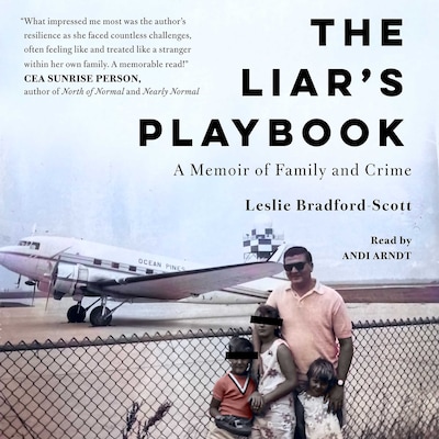 The Liar's Playbook – omslag til lydbogen af Leslie Bradford-Scott